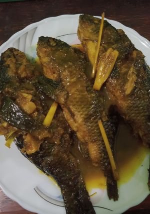 Foto resep Ikan mas bumbu kuning