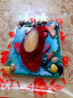 عکسی از دستور ژله ماهی