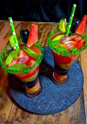 রঙ্গিলা সরবৎ 🍹(Rongila Sarbat recipe in Bengali)🍉🍇🍊🍋 রেসিপির প্রধান ছবি