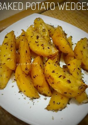 Foto resep Baked potato wedges