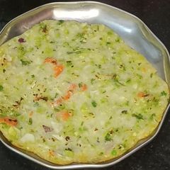 Suji ka chilla A picture of Suji ka chilla.