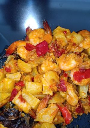 Foto resep Udang Kentang Balado No Ribet