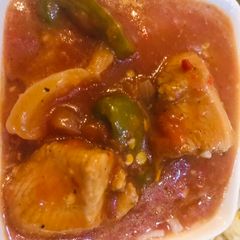 A picture of Chicken Shashlik.