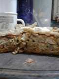 Tarta de Cebada perlada y Jurel