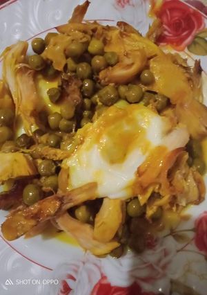 صورة لوصفة طاجين جلبان مخثر
