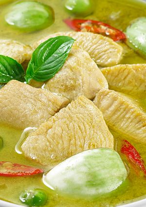 A picture of Big C’s Spicy Thai Green Curry Chicken – Make It Yourself!.