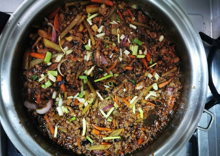 Recipe of Homemade Korean Style Ground Pork