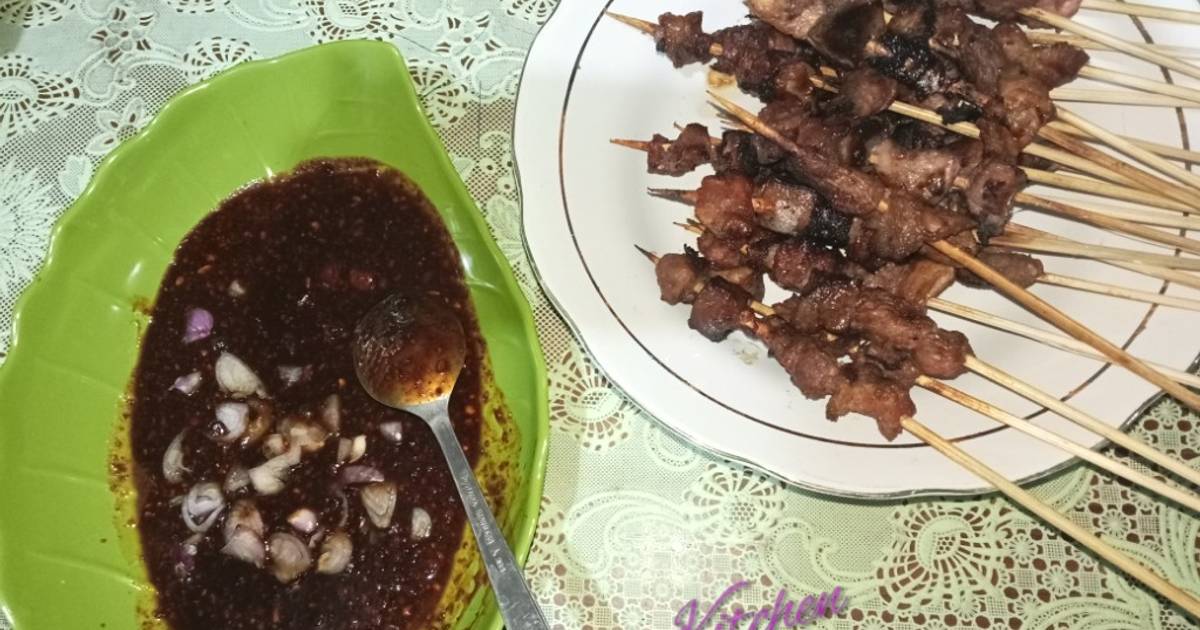 Resep Sate Kambing Bumbu Kacang Oleh Zalfaa' Kitchen - Cookpad