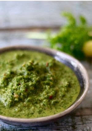 A picture of Hara masala.
