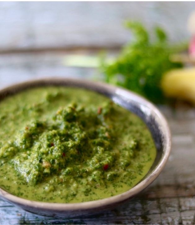 A picture of Hara masala.