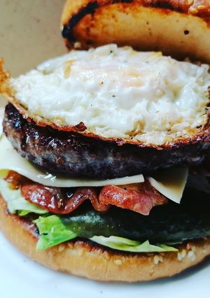 Una foto de Hamburguesa completa