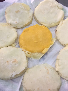 Una foto de Arepas venezolanas