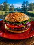Burger 🍔Whopper z serem i boczkiem a la Burger King
