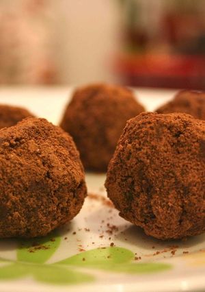 Una foto de Trufas para diabéticos