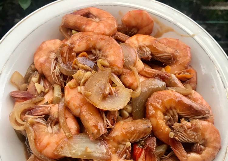 Resep Udang Saus Mentega🦐 yang Lezat