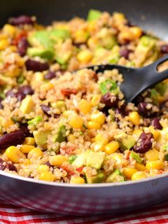 Mexikói vega bulgur recept fotója