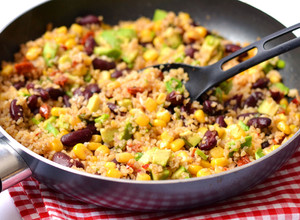 Mexikói vega bulgur recept fotója