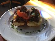 A picture of onion garlic bread