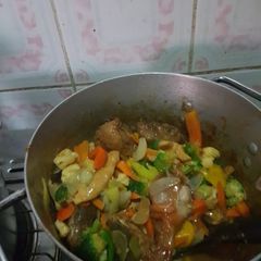 A picture of Vegetable sauce - Sunday afternoon.