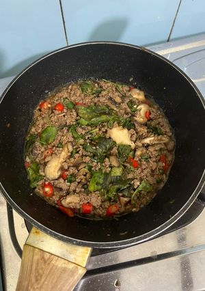 Foto resep Pad Kra Pao a.k.a Thai Basil Beef 🇹🇭