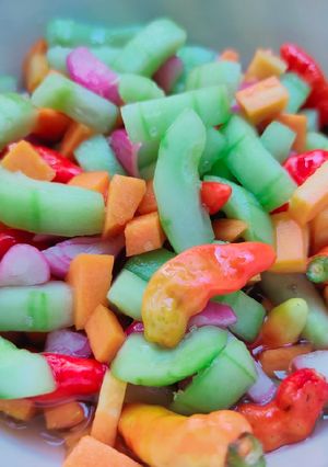 Foto resep Acar lezat 🥕🥒🌶️🧅