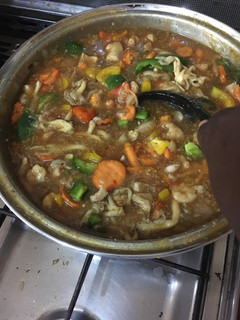A picture of Choy sum(Chinese oysters sauce).
