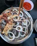 Mực lá chiên vàng