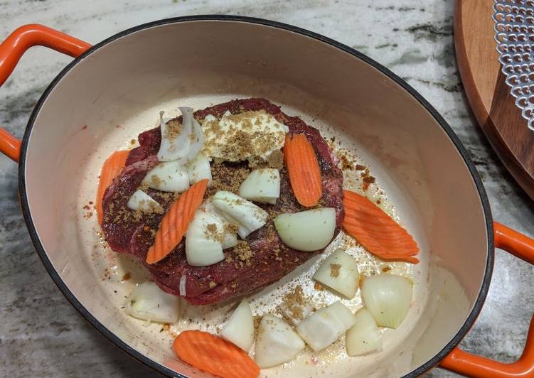 Recipe of Any-night-of-the-week Roast beef (marbled outside cut)