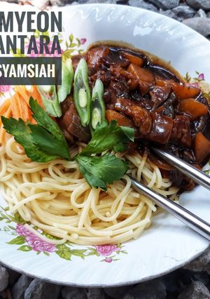 Foto resep Jjajangmyeon ala Nusantara 😍😉