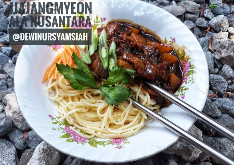 Cara Gampang Menyiapkan Jjajangmyeon ala Nusantara 😍😉 Anti Gagal