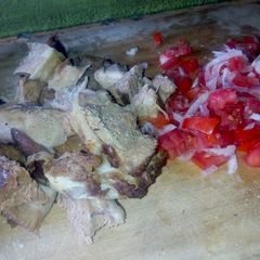 A picture of Mbuzi choma.
