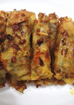 عکسی از دستور دلمه رولی کلم من 😍