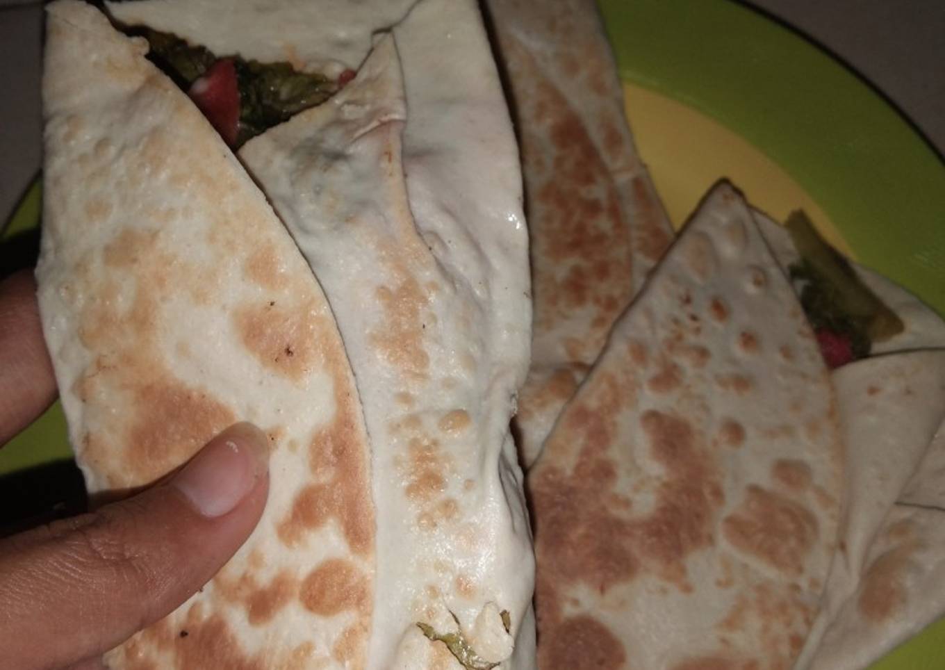 Kebab sosis panggang teflon