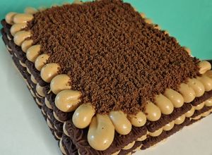 Una foto de Chocotorta