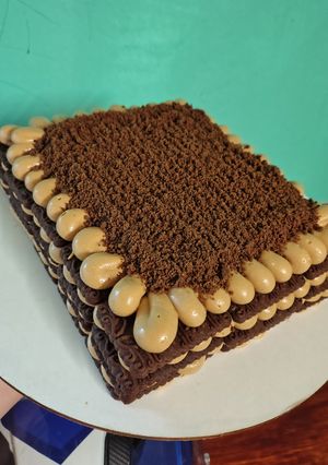 Una foto de Chocotorta