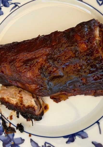 Una foto de Costillas de cerdo a la barbacoa estilo ribs