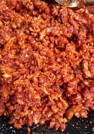 Foto resep Sambal teri medan