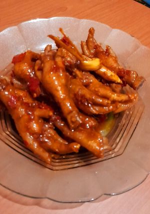 Foto resep Ceker masak kecap pedas