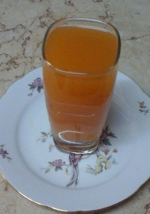 صورة لوصفة عصير الجزر بطعم قمر الدين