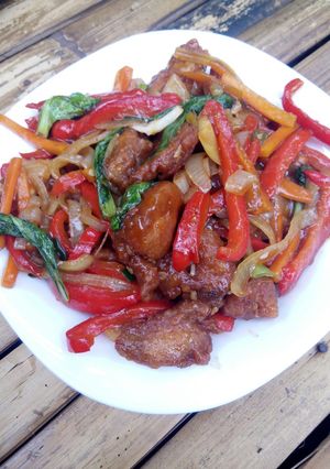 Foto resep Ayam Goreng Tepung Saus Tiram