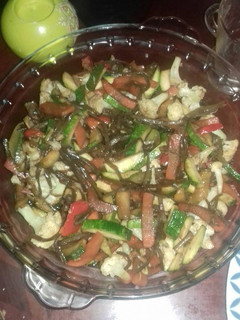 Una foto de Verduras salteadas