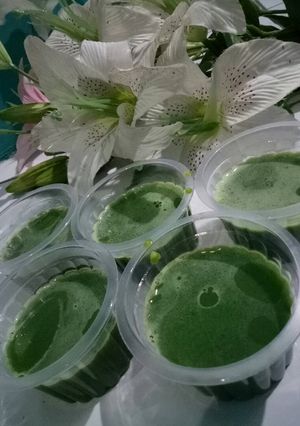 Foto resep Silky puding green tea(moru banget)