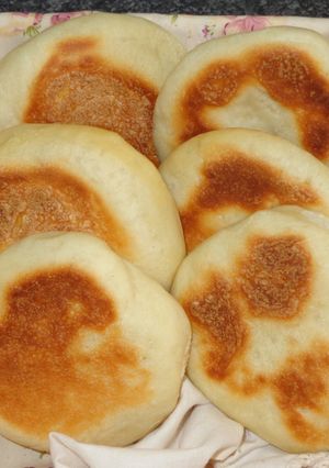 A picture of English muffins.
