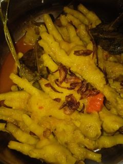 Foto resep Ceker pedas bumbu kuning
