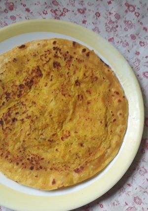 A picture of Aloo Paratha.
