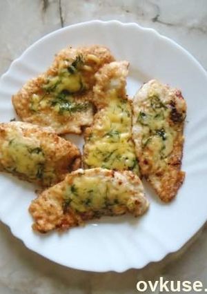 Фото Куриные отбивные под сыром.