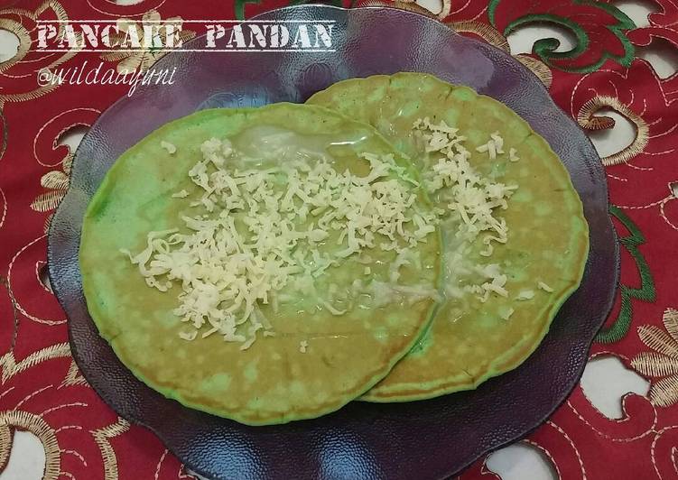 Cara ramu Pancake Pandan , Lezat Sekali