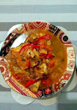 Foto resep Dadar telor kuah kecap/ Tumis Telor dadar/Telor Dadar kuah gurih