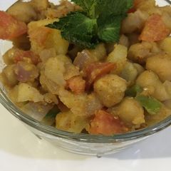 A picture of Chana chaat.
