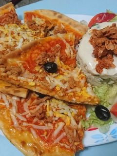 صورة لوصفة بيتزا بالدجاج 🍕